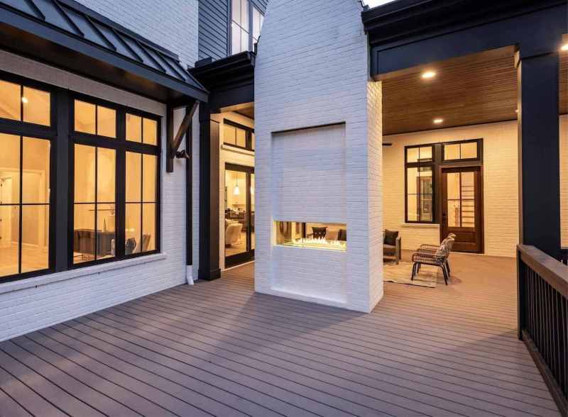 Double Fireplace