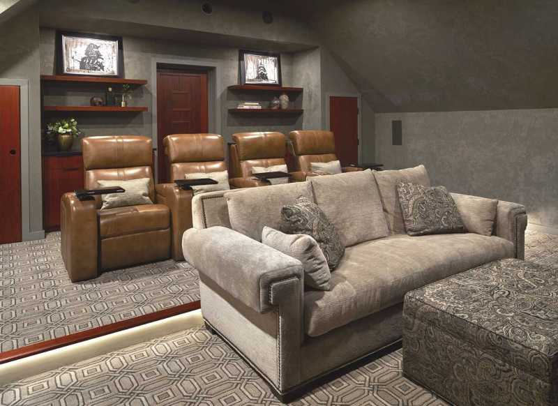 Masculine Beauty Home Theater