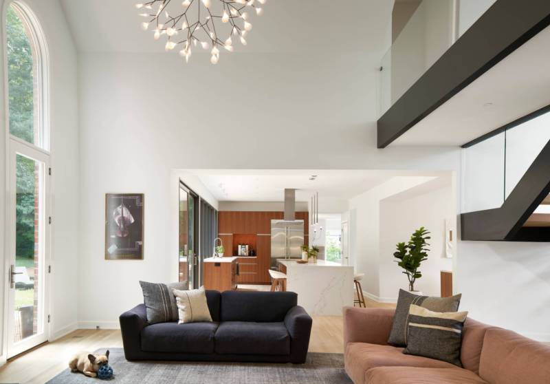 Open to the family room