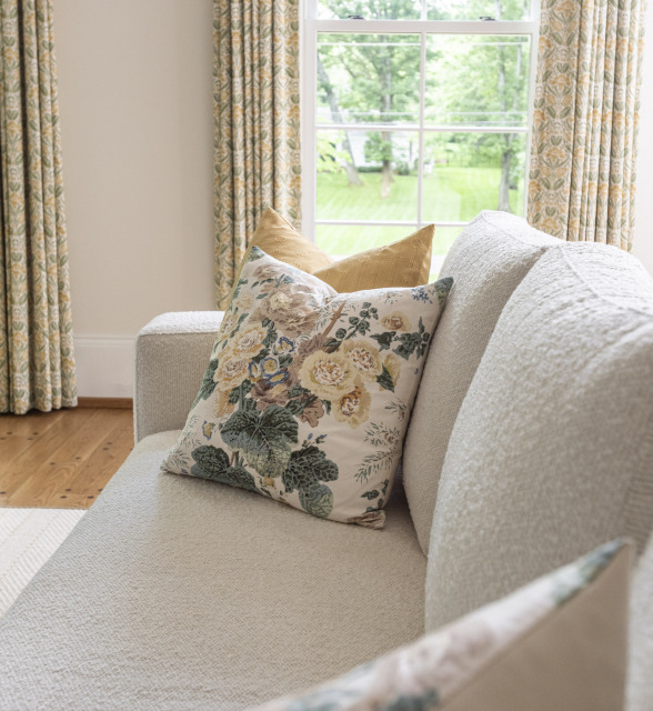 Living Room Sofa with Pillows