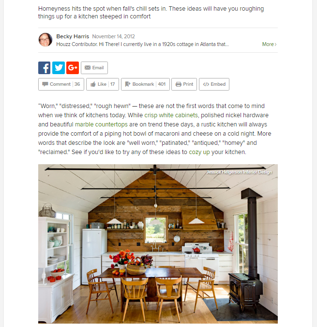 My “Viral” Kitchen Design Is Featured in A Houzz Article