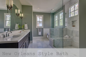 New Orleans Style Bath by Marcelle Guilbeau
