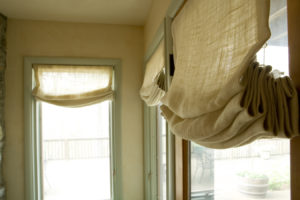 Custom Roman Shades by Marcelle Guilbeau