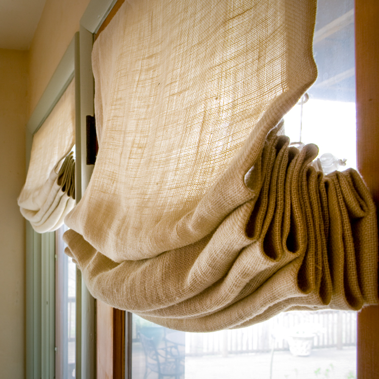 Custom Roman Shades by Marcelle Guilbeau