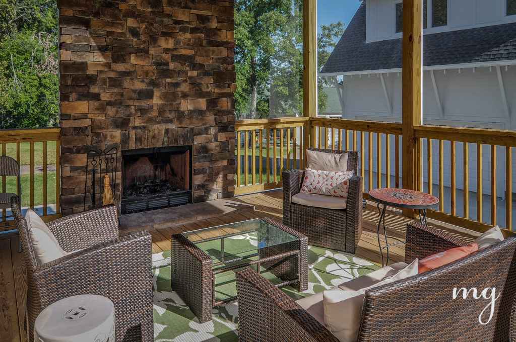 Best Porch - Houzz Outdoor Fireplace Nashville, TN.