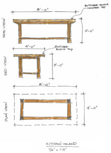 Dining Table Prep Table