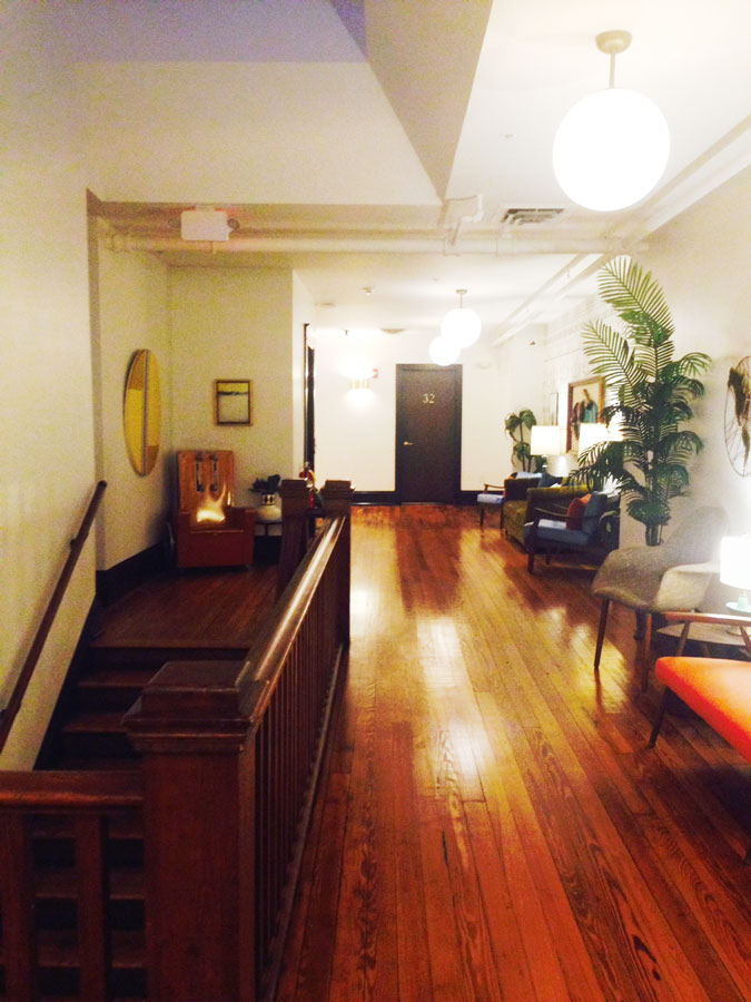 The Dwell Hotel One of the Hallways
